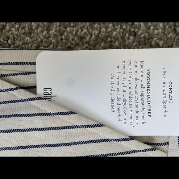 Cabi tick tock crop new with tag Sz 10 - Picture 4 of 6